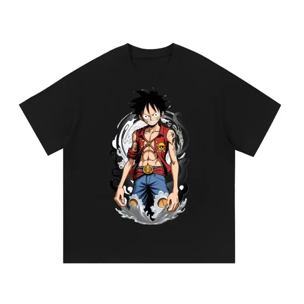 One Piece Luffy Smoke Fist Resolve Gear 2 Anime Tee