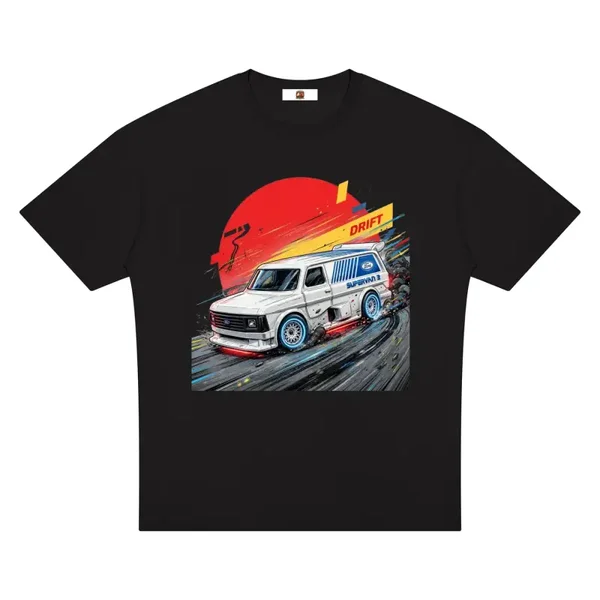 Series Two - Supervan 2 Drift T-Shirt - Ford Transit Van