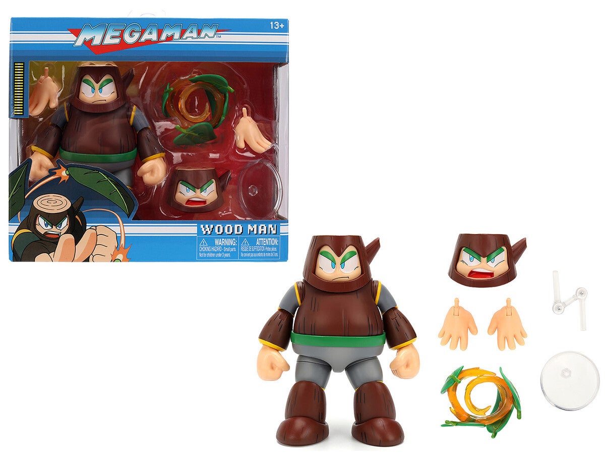 Wood Man 5" Moveable Figure (Deluxe Version)