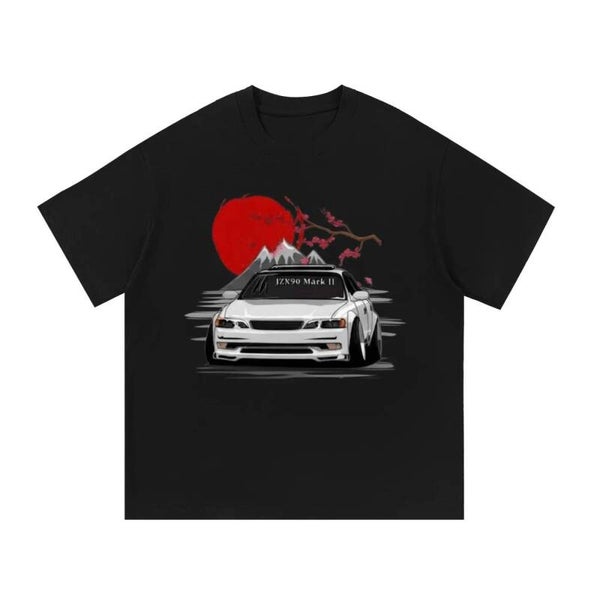 JZX90 Mark II - JDM Sunset Fuji Graphic Tee | RedKats
