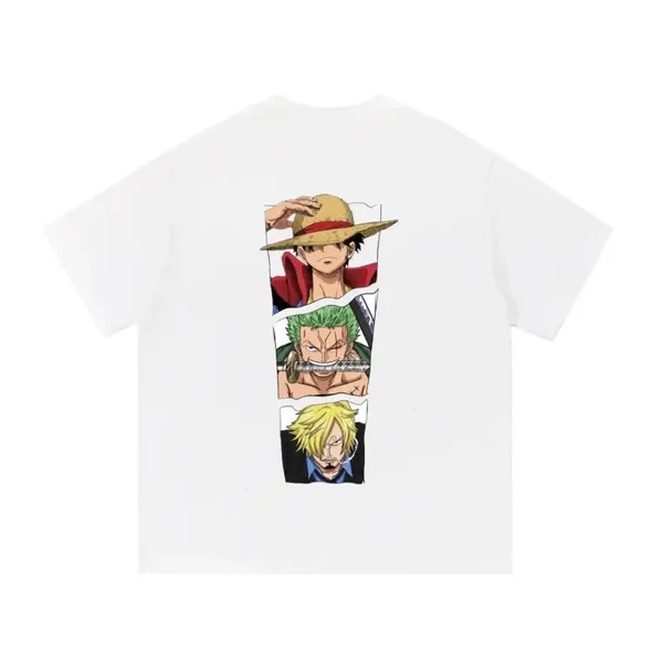 One Piece Monster Trio Luffy Zoro Sanji Anime Graphic Tee