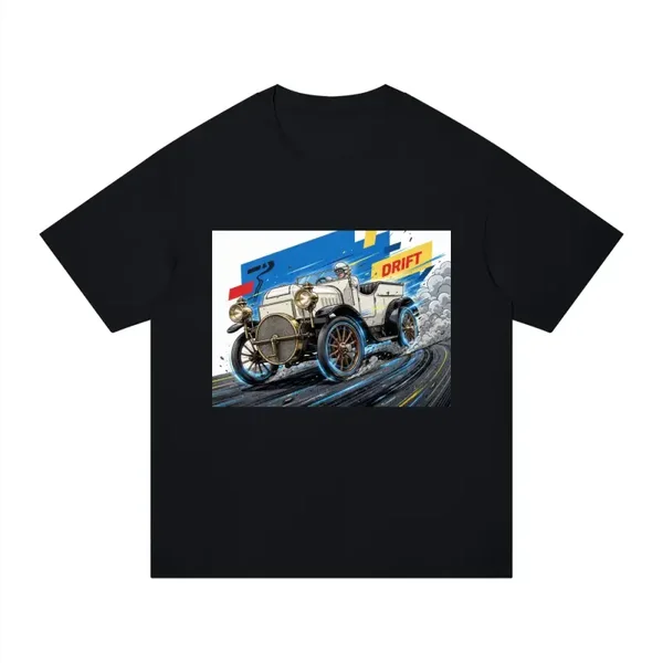Grandpa's First Drift Shirt - Vintage 1900s Brass Era Car Drifting Graphic T-Shirt | Funny Classic Car Drift Tee | Old Timer Drift Legend