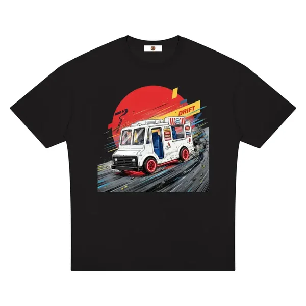 Series Two - Ice Cream Truck Drift T-Shirt - Good Humor Van