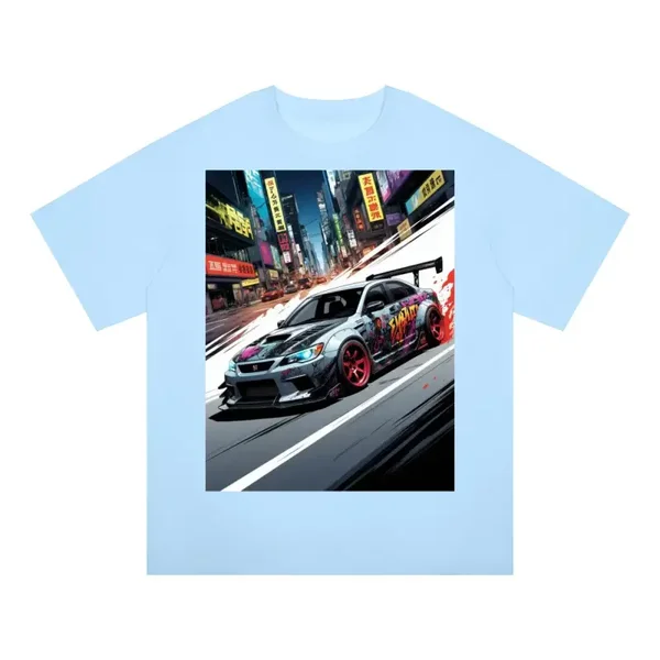 Neon Tokyo Drift Tuner Graphic T-Shirt - Unisex Regular Fit Cotton Tee | JDM Street Racing Anime Style Shirt