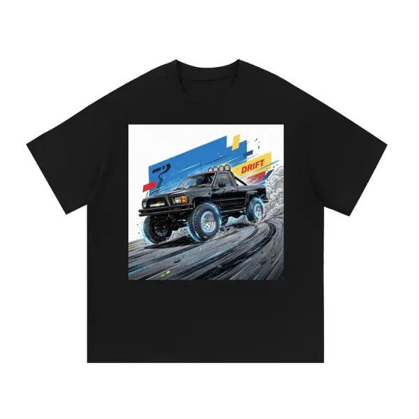Toyota Hilux Drift Truck T-Shirt | 4x4 Drift Graphic Tee
