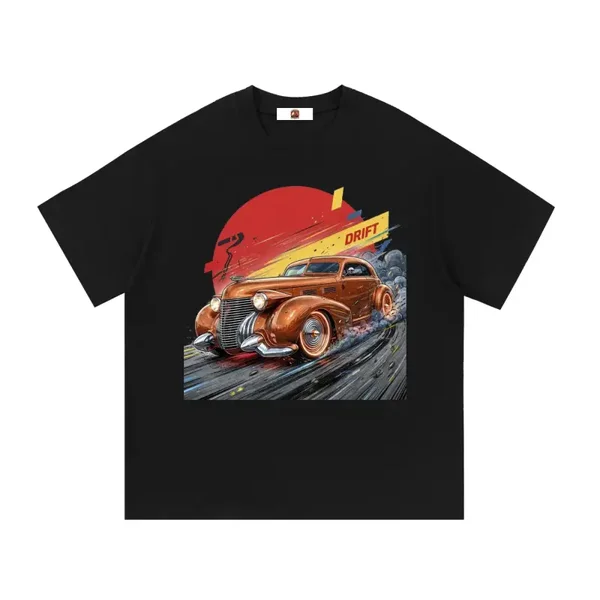 Series Two Vintage Copper Drift Coupe T-Shirt | Hot Rod Tee