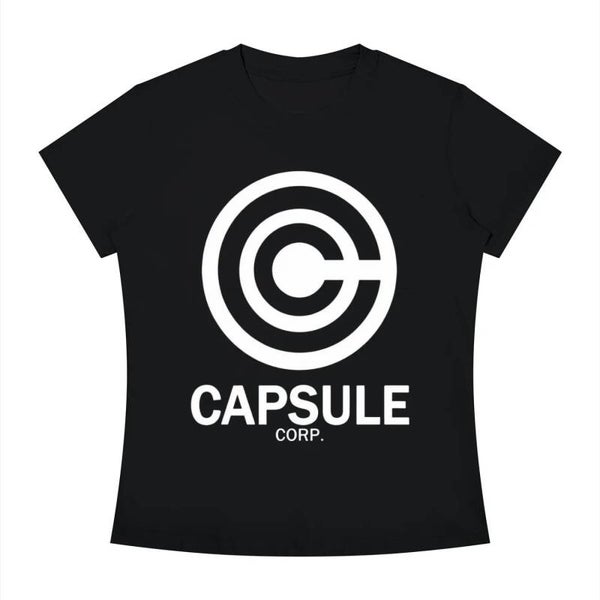 Capsule Corp T-Shirt | Dragon Ball Z Anime Logo Graphic Tee