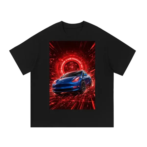 Electric SUV T-Shirt - Model Y Cyber Portal EV Tee