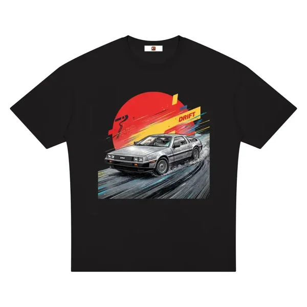 Series Two - Stainless Gullwing Drift T-Shirt - DMC Cosmic Drift