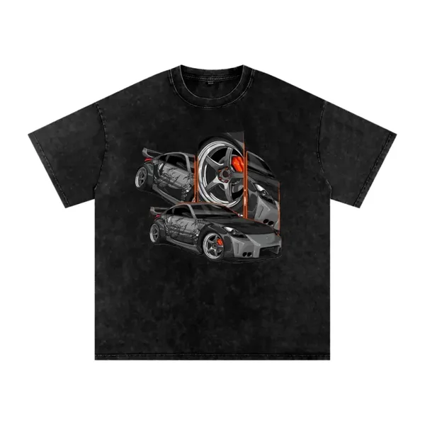 Multi-Angle GT-R JDM Sports Car Graphic Tee - Japanese Legend Shirt