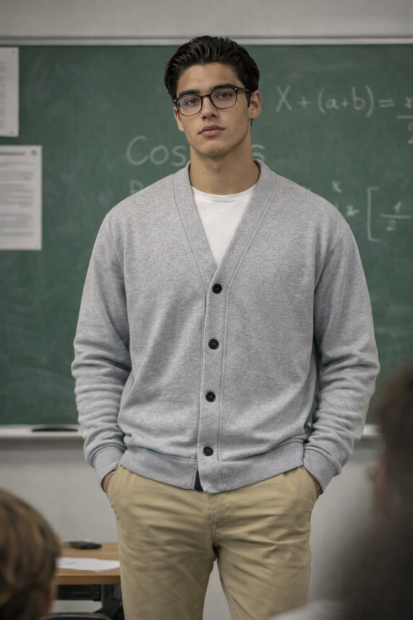 Essential Heavyweight Sweat Cardigan