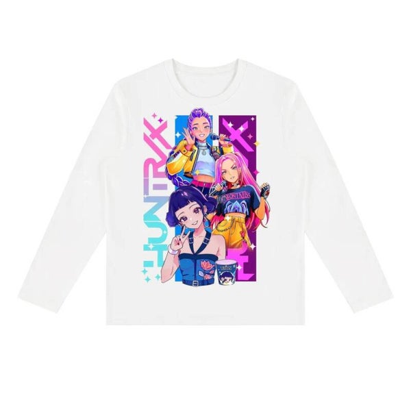 KPop Demon Hunters Group Long Sleeve Tee | Anime Idol Girl Group Shirt | RedKats