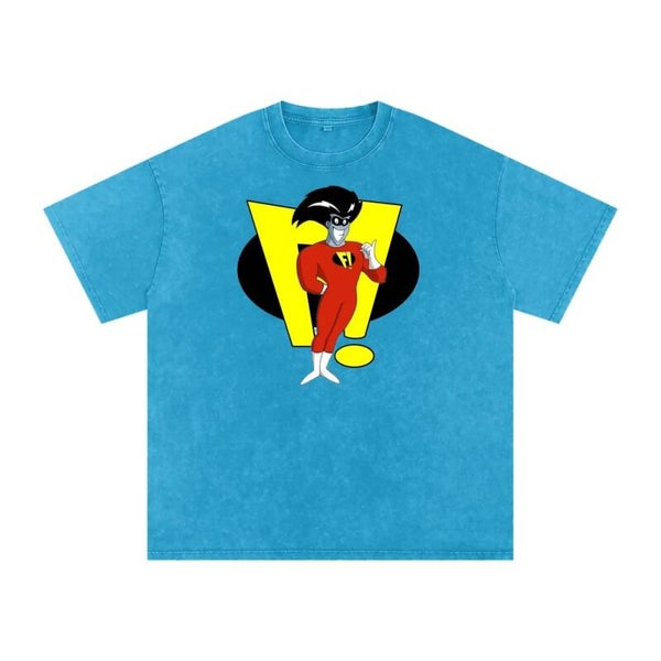 F! Hero Vintage Wash Tee | Retro 90s Cartoon Shirt | RedKats