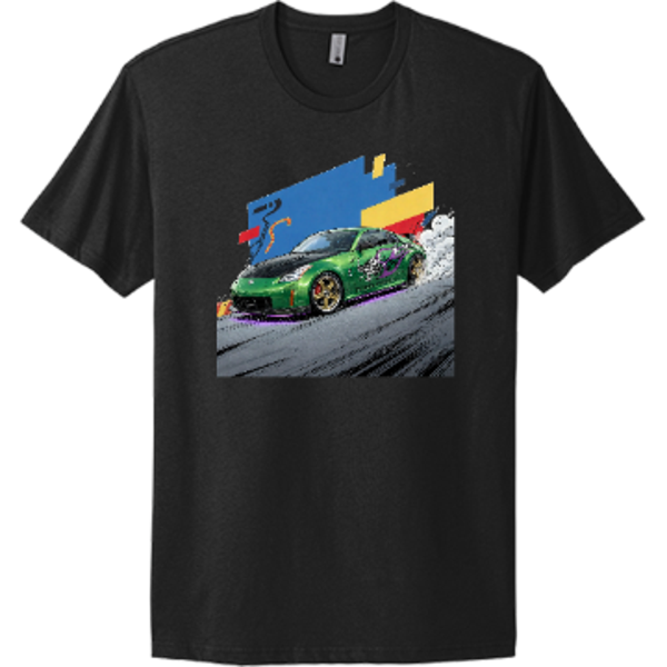 Green Z Drift Tee | JDM Z Coupe Drift Shirt | RedKats