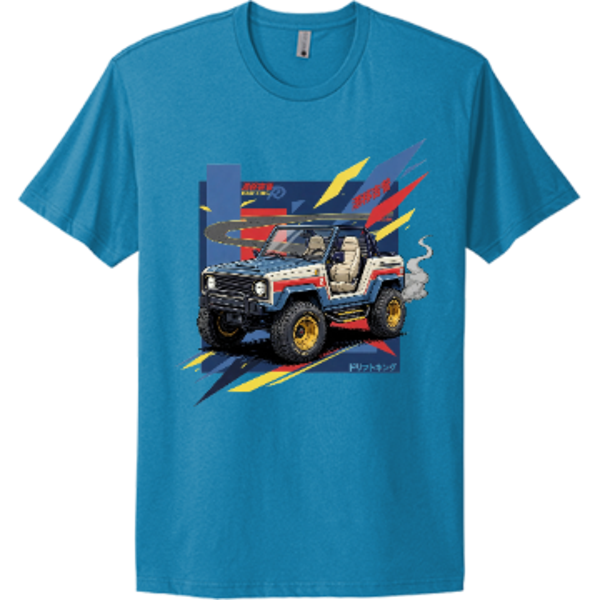 White Jimny Truck Tee | Off-Road Box 4x4 JDM Shirt | RedKats