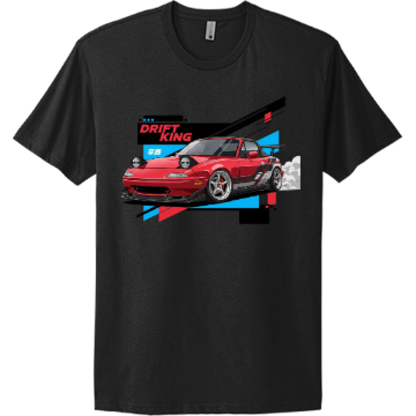 Drift King Miata Tee | Red MX-5 JDM Drift Shirt | RedKats