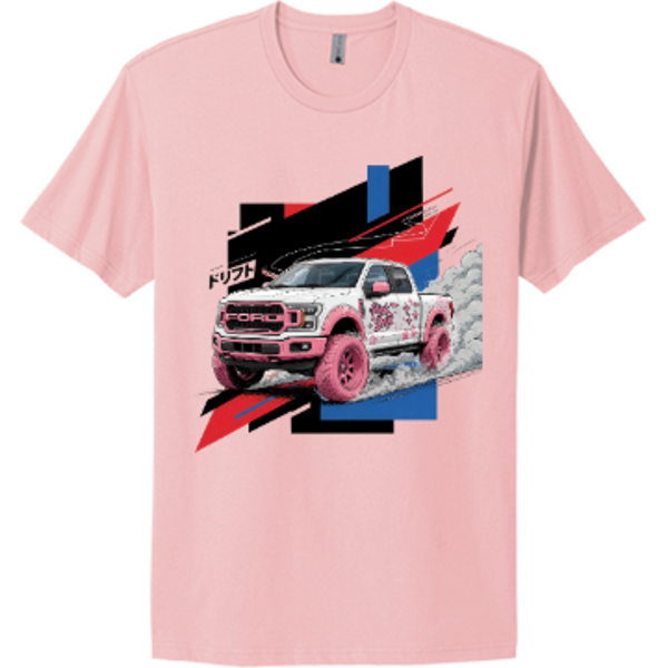 Pink Raptor Truck Tee | Lifted Desert 4x4 JDM Shirt | RedKats