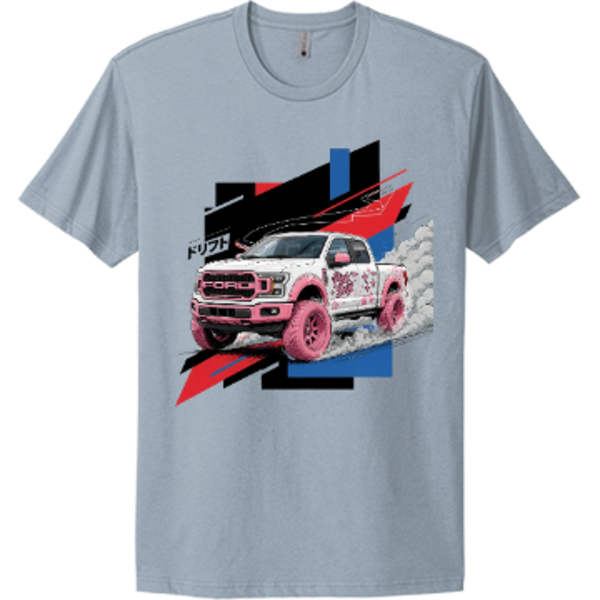 Pink Raptor Truck Tee | Lifted Desert 4x4 JDM Shirt | RedKats
