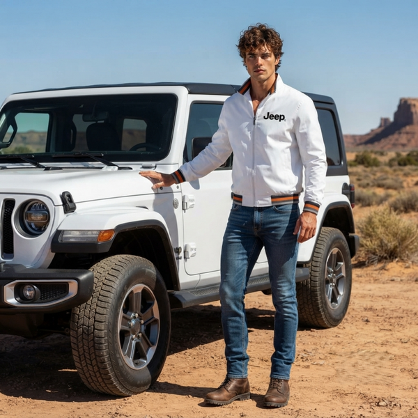 Jeep Heritage Full-Zip Bomber Jacket