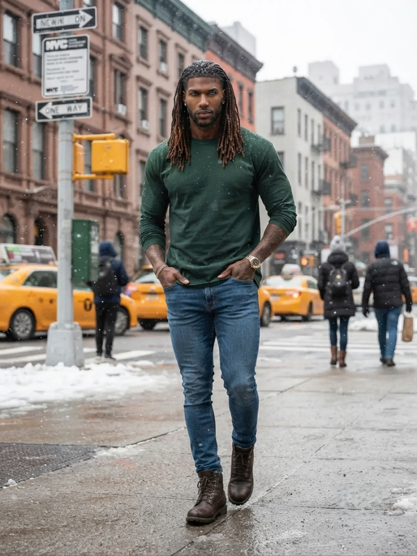 Essential Cotton Long Sleeve T-Shirt