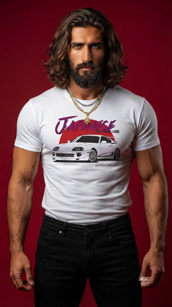 Japanese Nostalgic Cars Sports Car Graphic Tee