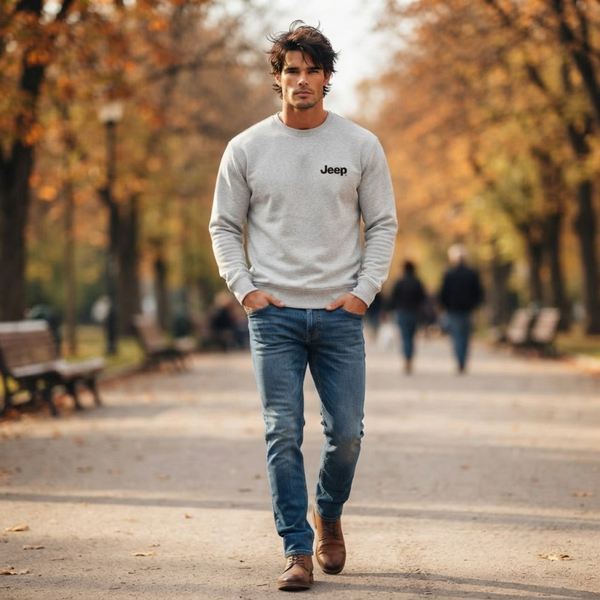 Jeep Classic Logo Crewneck Sweatshirt