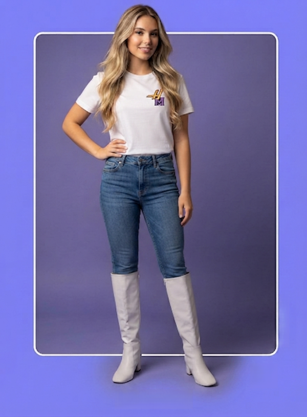 Hannah Montana "The Best of Both Worlds" White Graphic T-Shirt