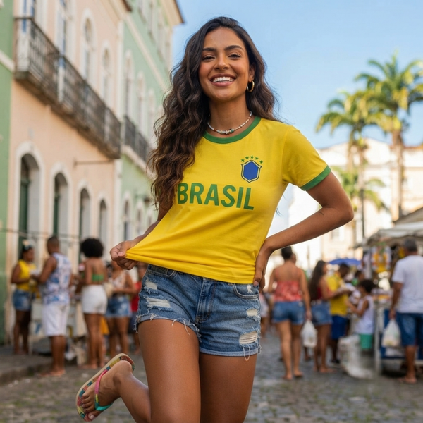 Brazil Soccer Fan TShirt 2026 Fashion Football  Jersey