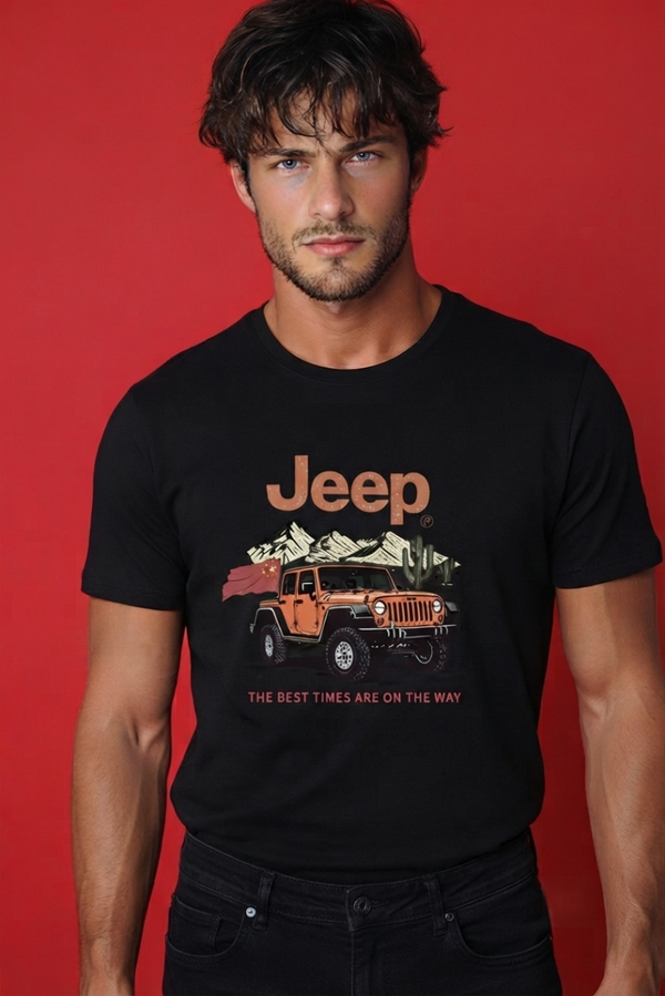 Jeep "The Best Times Are On The Way" Graphic T-Shirt