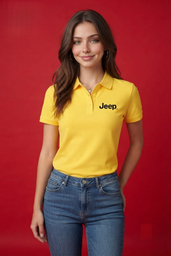 Jeep Men's Classic Logo Short-Sleeve Polo Shirt