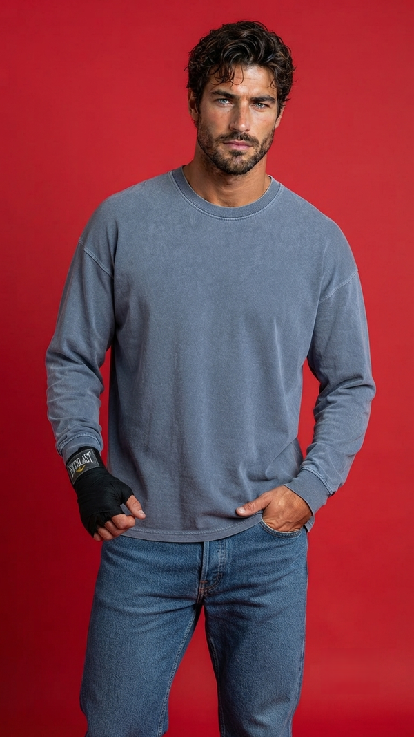 Vintage Washed Long Sleeve T-Shirt