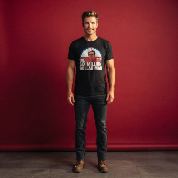 The Six Million Dollar Man Retro Graphic T-Shirt