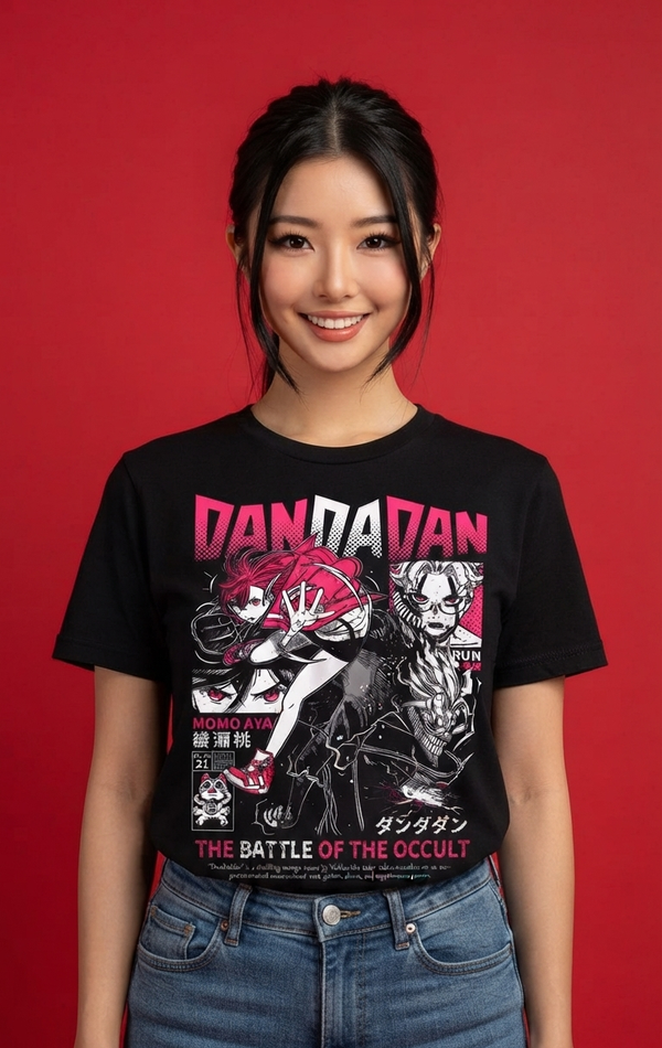 Dandadan "The Battle of the Occult" Manga Graphic T-Shirt