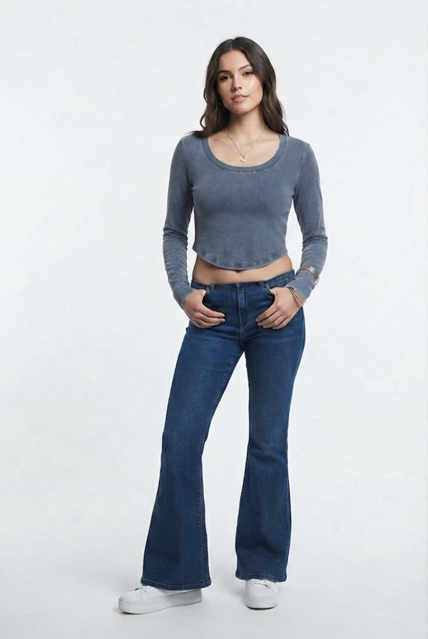 Women’s Vintage Wash Crop T-Shirt