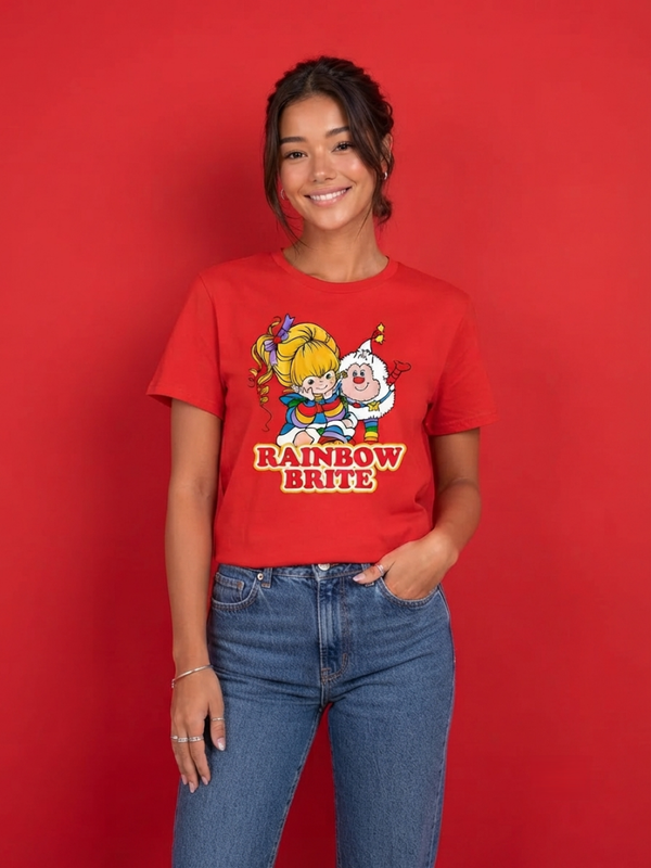 Rainbow Brite and Sprite Retro 80s Cartoon Graphic T-Shirt