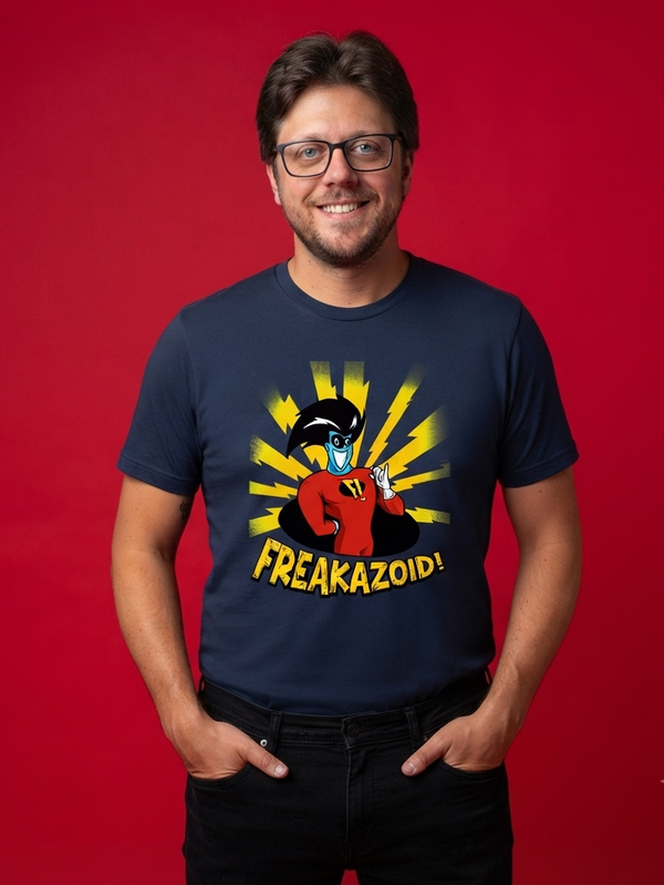 Freakazoid Classic Cartoon Superhero Graphic Tee
