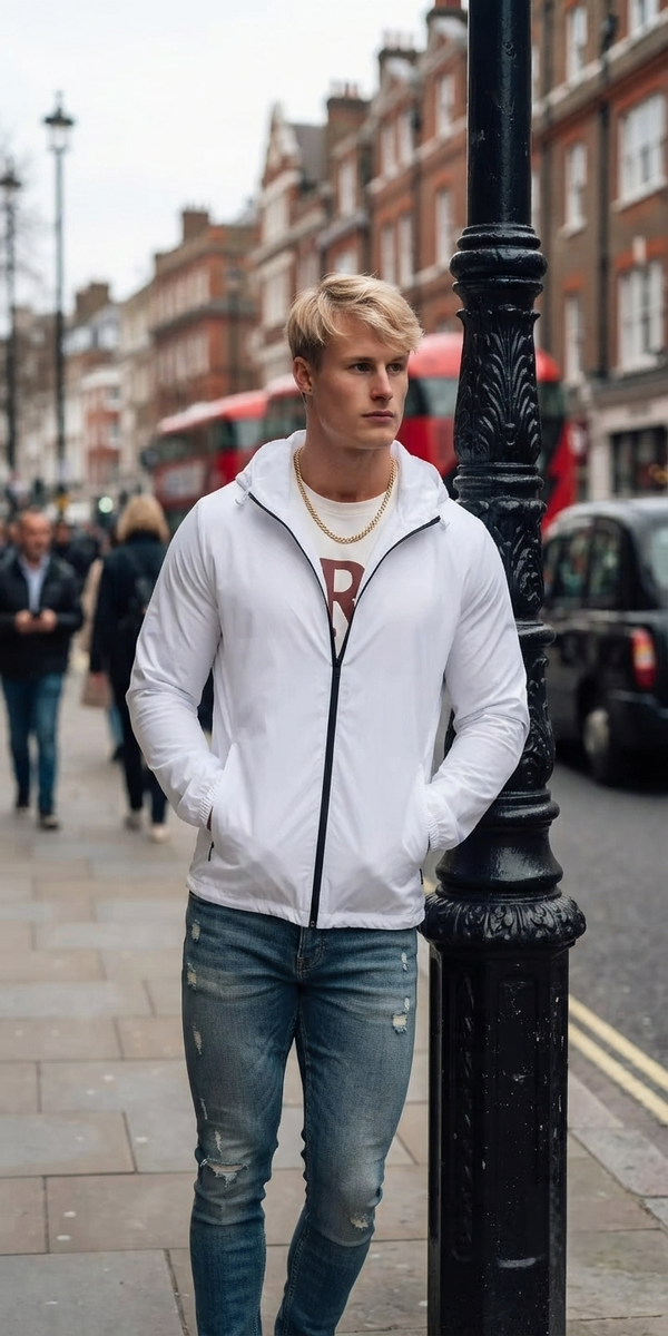 Soft Hooded Sports Jacket