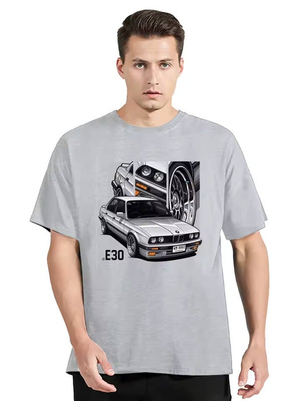 Retro Germany EUDM - E34 M5 T-Shirt Unisex Tops Old Legend E30 M3 Classic Car t shirt