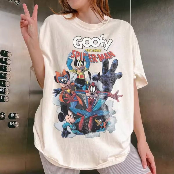 Marvel Meets Disney Graphic Mashup Tee