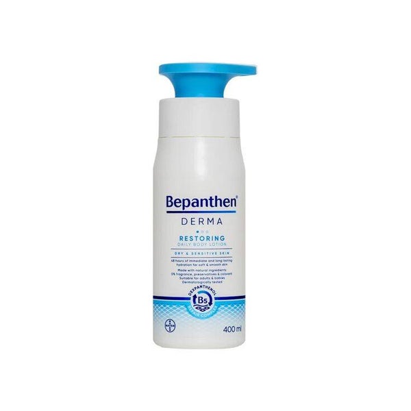 Bepanthen DERMA Restoring Daily Body Lotion for Dry & Sensitive Skin, 400ml
