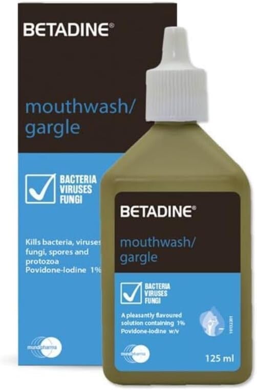 Betadine Mouth Wash Gargle