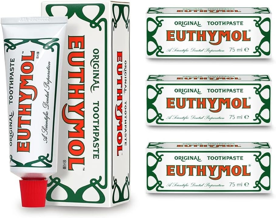 Euthymol original toothpaste 75ml 3 (triple pack)