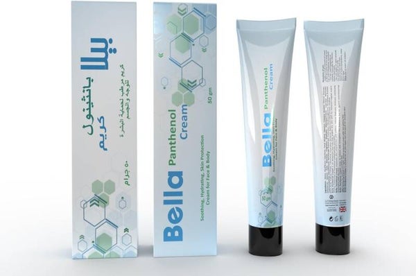 Bella Panthenol Daily Soothing Cream 50g – Hydrating Face and Body Moisturizer