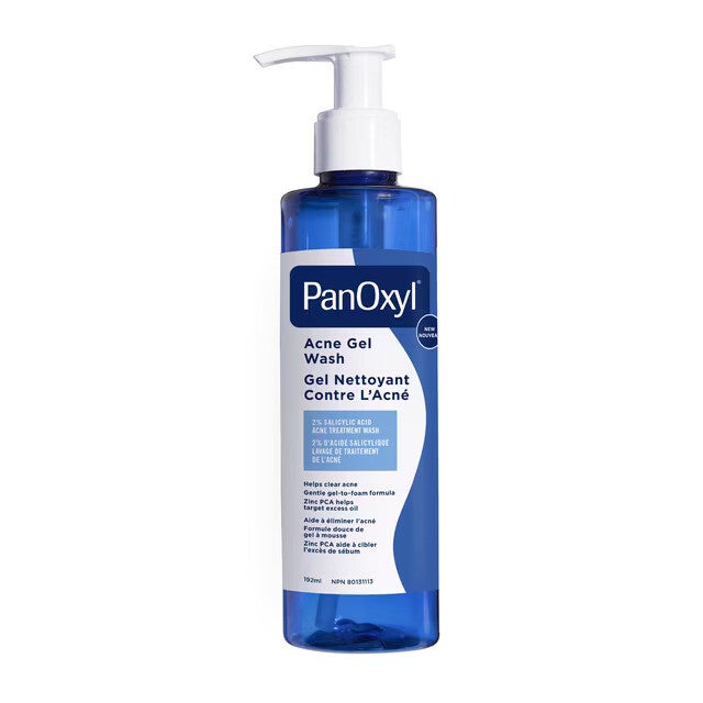 PanOxyl Clarifying Gel-to-Foam Daily Face Wash (2% Salicylic Acid) – Pore Cleansing & Sebum Balancing Cleanser with Zinc PCA & Aloe Vera