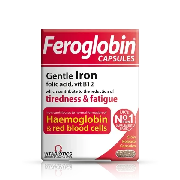 Feroglobin Original 30 Capsules | Gentle Iron Supplement