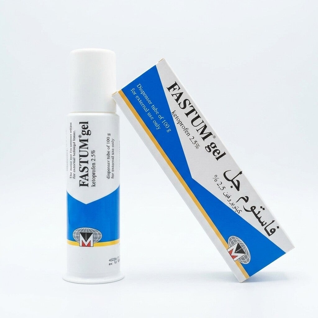 Fastum Gel 2.5% Topical Massage Gel 100g – Cooling Comfort for Muscles, Joints & Post-Activity Care