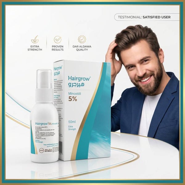Hairgrow 5% Minoxidil Topical Solution 50ml – Scalp Care & Hair Density Support for Men