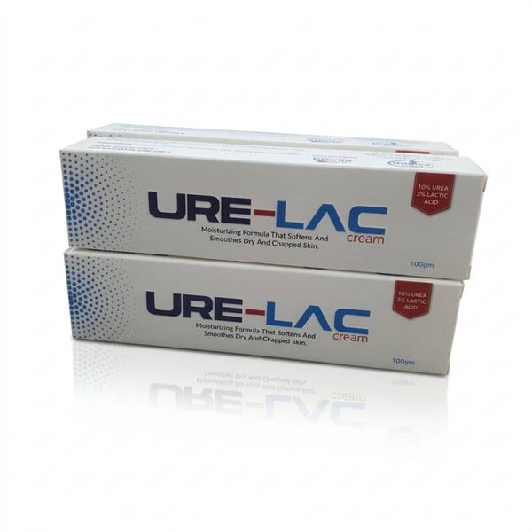 Urelac Moisturizing Body Cream – Hydrating Formula with 10% Urea & 2% Lactic Acid for Dry, Rough Skin, 100g