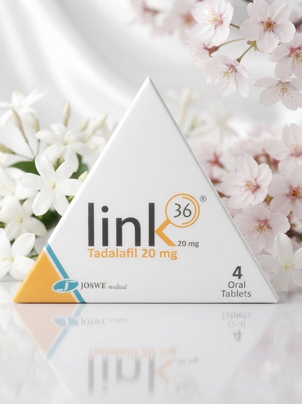 Link Tadalafil 20mg Film-Coated Tablets (Pack of 4) – Oral Prescription Medication