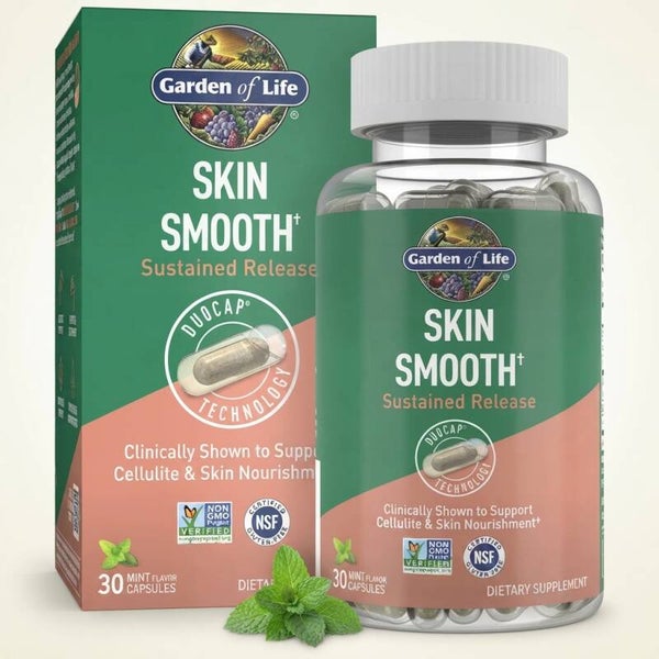 Skin Smooth Beauty Supplement – SOD B Dimpless French Melon Extract, Hyaluronic Acid & Vitamin C for Skin Firmness & Elasticity (Sustained Release)